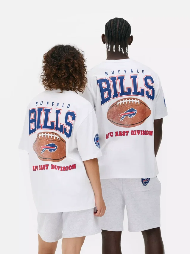 T-shirt med tryck av NFL-laget Buffalo Bills