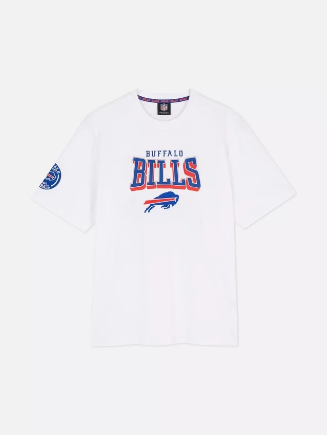 T-shirt med tryck av NFL-laget Buffalo Bills