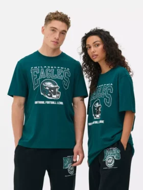 T-shirt med tryck av NFL-laget Philadelphia Eagles
