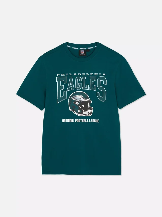 T-shirt med tryck av NFL-laget Philadelphia Eagles