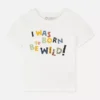 T-shirt med tryck och korta ärmar