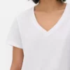 T-shirt med V-ringning