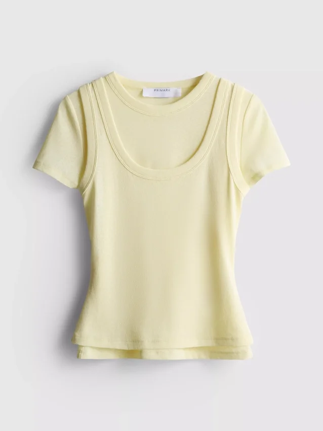 Tank-t-shirt i dubbla lager