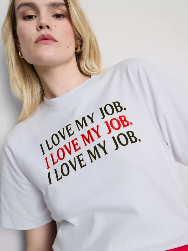 The Devil Wears Prada – bomullströja med slogan