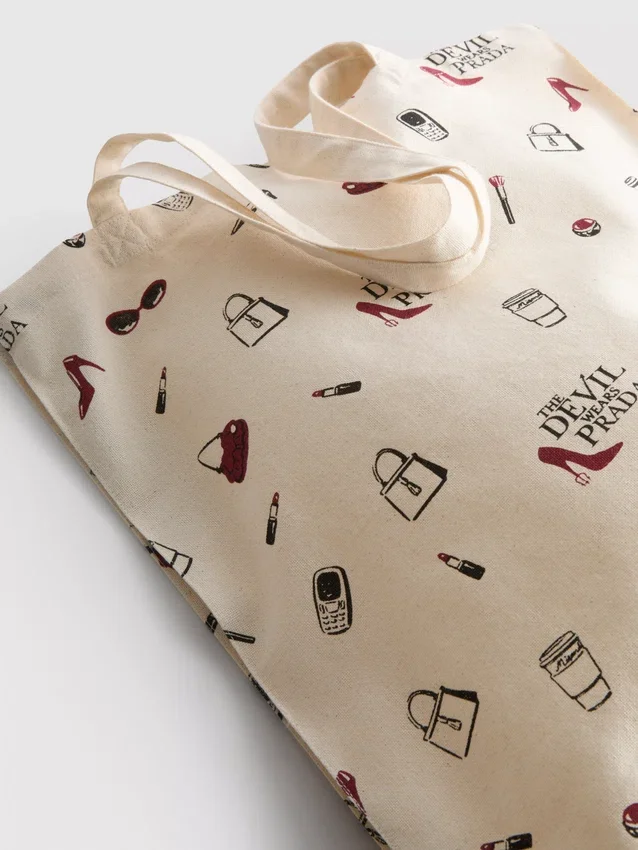 The Devil Wears Prada-shopper i canvas