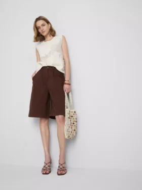The Edit-bermudashorts i bomull