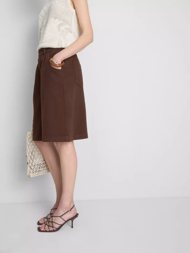 The Edit-bermudashorts i bomull