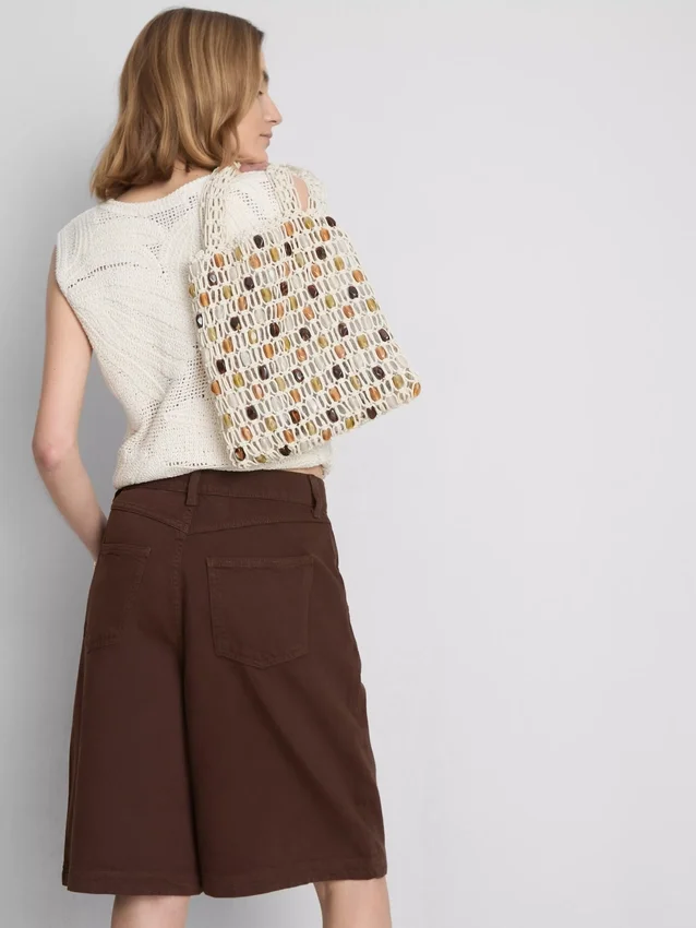 The Edit-bermudashorts i bomull