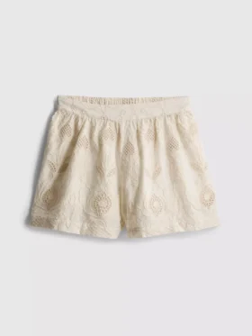 The Edit-bermudashorts i bomull med broderi
