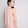The Edit draperad halterneck-blus med luftig passform