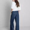 The Edit-jeans i bomullsdenim med raka ben