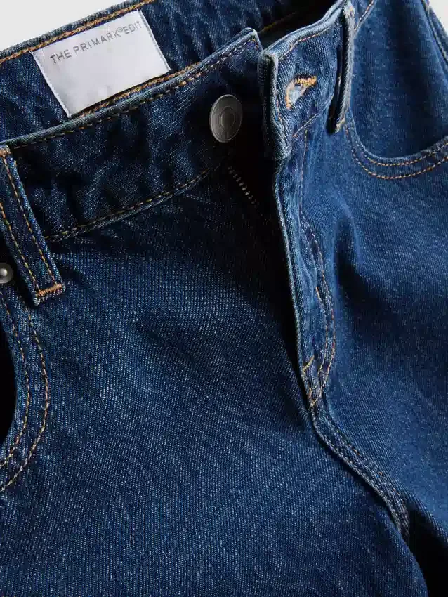 The Edit-jeans i bomullsdenim med raka ben