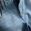 The Edit-jeans i bomullsdenim med raka ben