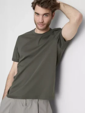 The Edit merceriserad slim-fit-t-shirt