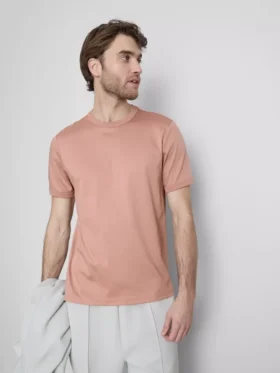 The Edit merceriserad slim-fit-t-shirt