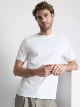The Edit merceriserad slim-fit-t-shirt