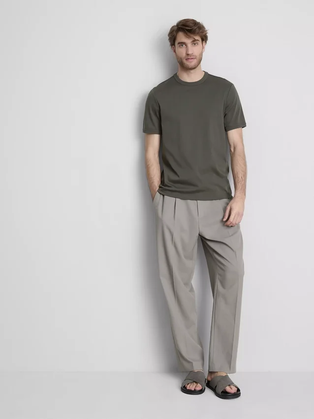 The Edit merceriserad slim-fit-t-shirt