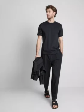 The Edit merceriserad slim-fit-t-shirt