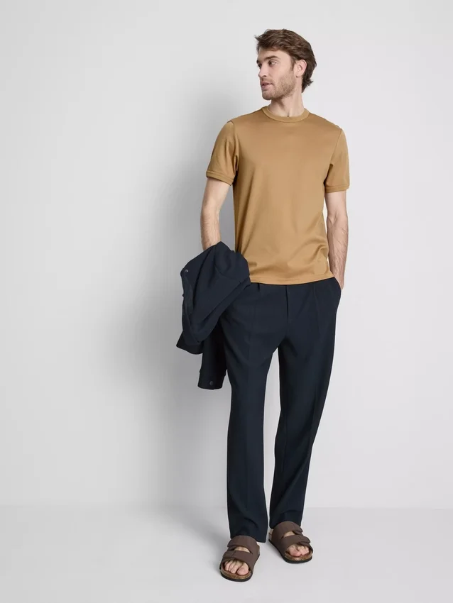 The Edit merceriserad slim-fit-t-shirt