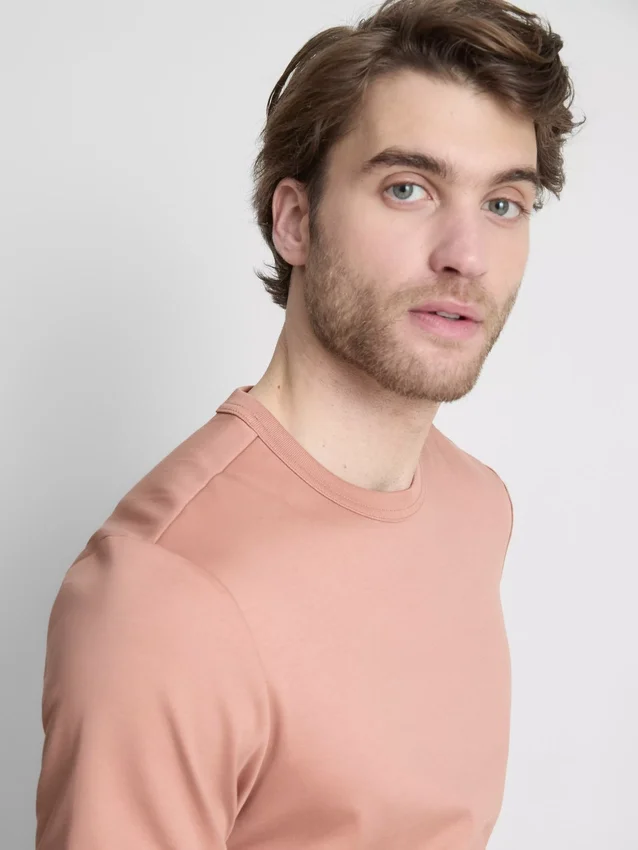 The Edit merceriserad slim-fit-t-shirt