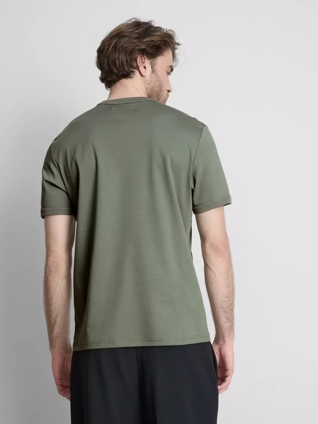 The Edit merceriserad slim-fit-t-shirt