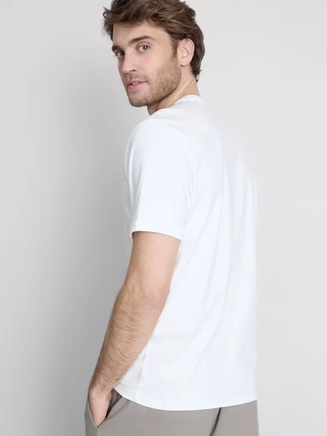 The Edit merceriserad slim-fit-t-shirt
