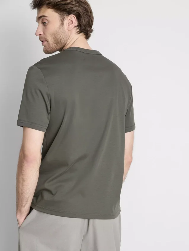 The Edit merceriserad slim-fit-t-shirt