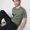 The Edit merceriserad slim-fit-t-shirt