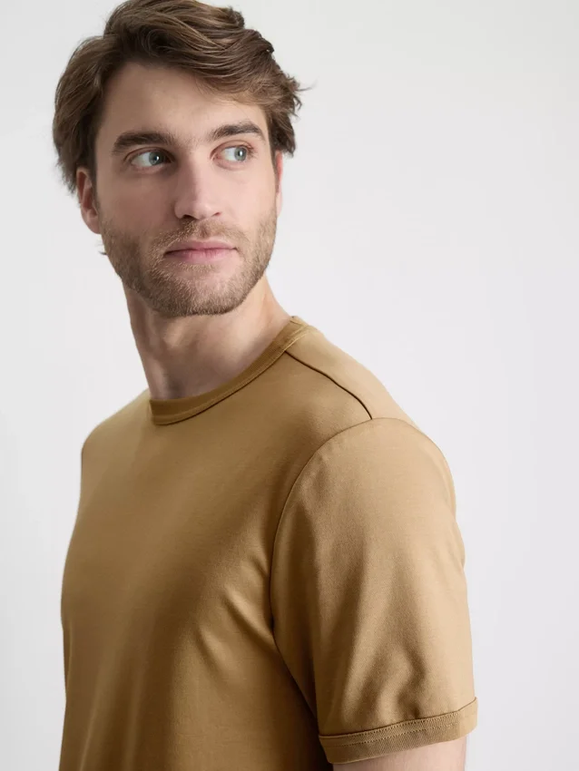 The Edit merceriserad slim-fit-t-shirt