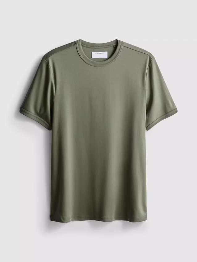 The Edit merceriserad slim-fit-t-shirt