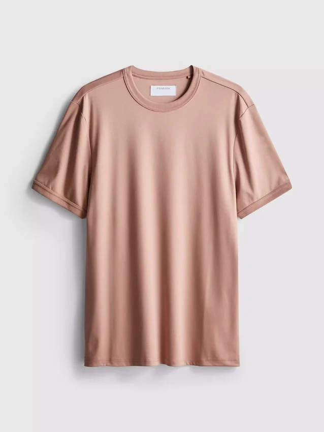 The Edit merceriserad slim-fit-t-shirt