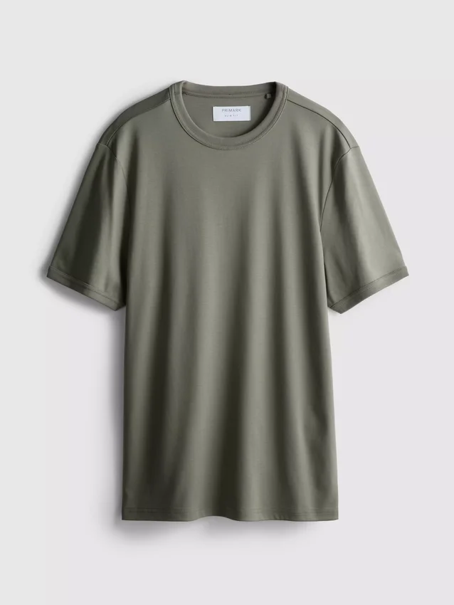 The Edit merceriserad slim-fit-t-shirt