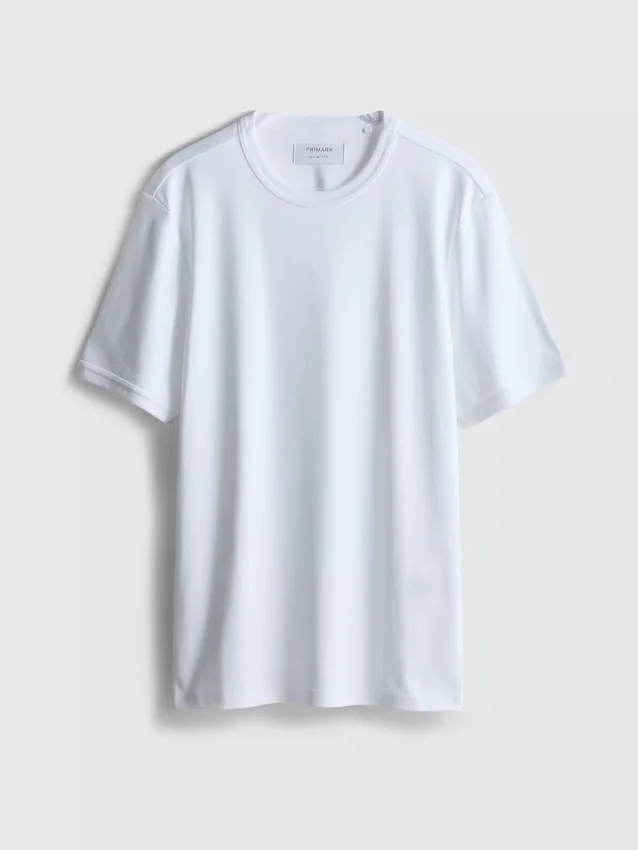 The Edit merceriserad slim-fit-t-shirt