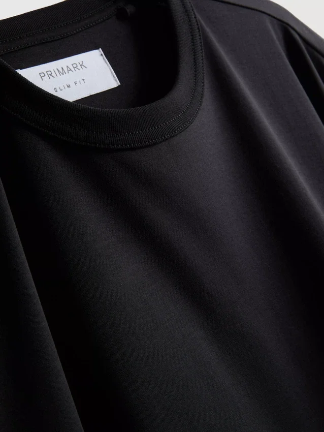 The Edit merceriserad slim-fit-t-shirt