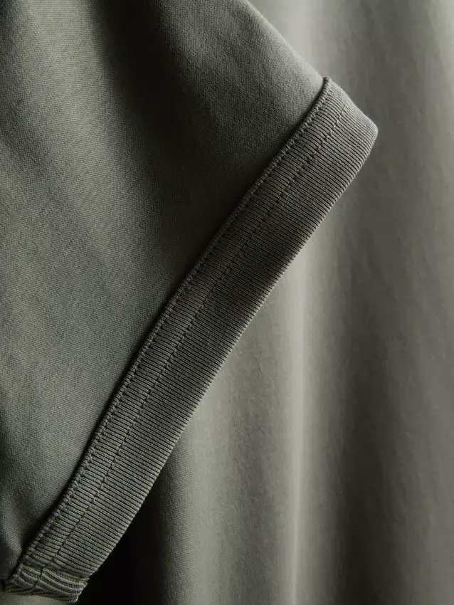 The Edit merceriserad slim-fit-t-shirt