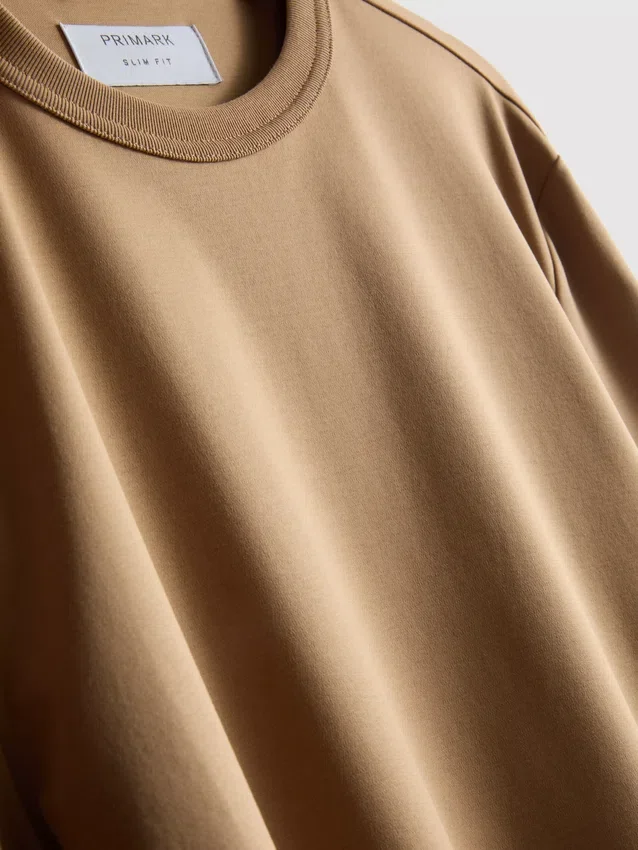 The Edit merceriserad slim-fit-t-shirt