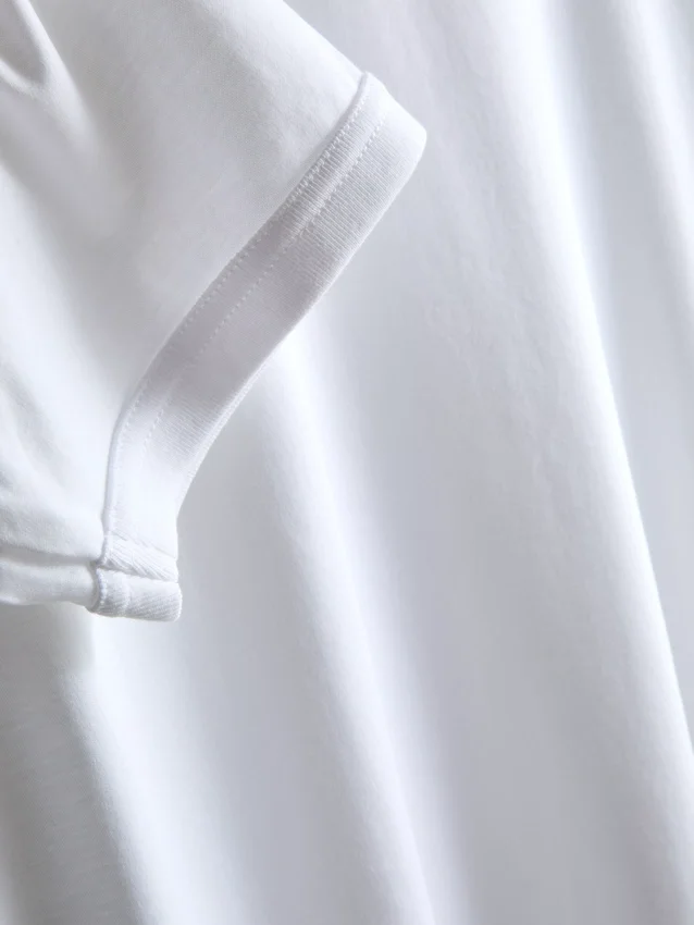 The Edit merceriserad slim-fit-t-shirt