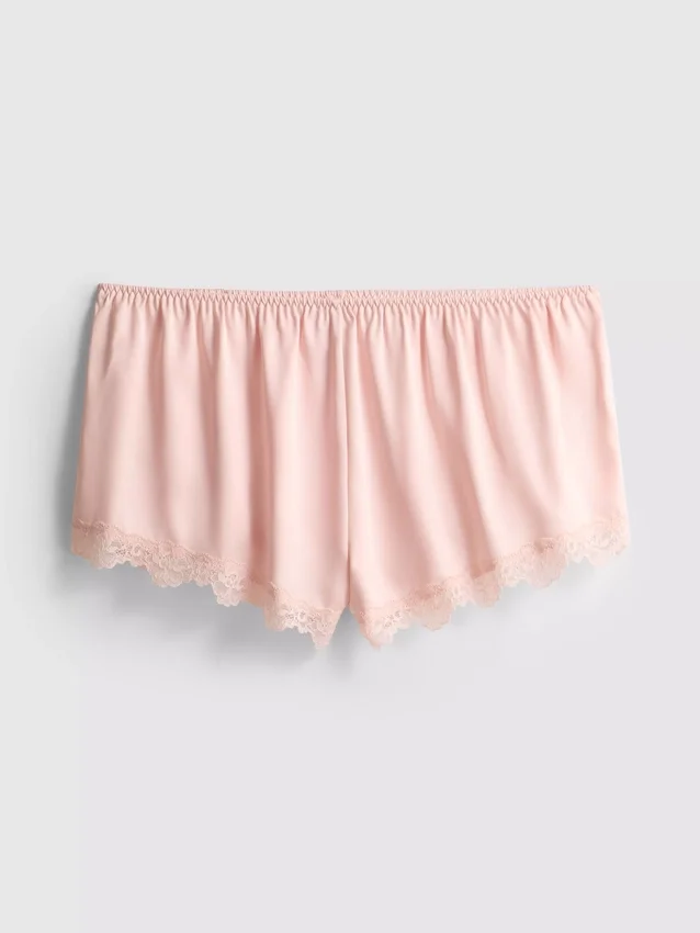 The Edit pyjamashorts i satin och spets
