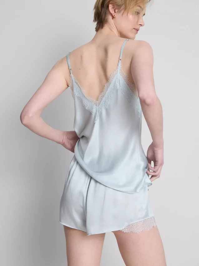 The Edit-pyjamashorts i silkesblandning