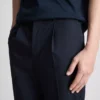 The Edit slim fit-byxor med peached-finish
