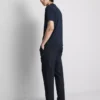 The Edit slim fit-byxor med peached-finish