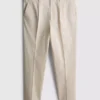 The Edit slim fit-byxor med peached-finish