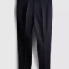 The Edit slim fit-byxor med peached-finish