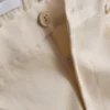 The Edit slim fit-byxor med peached-finish