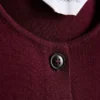 The Edit: stickad linne med knappar