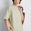 The Edit-T-shirt i texturerad bomull