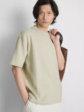 The Edit-T-shirt i texturerad bomull
