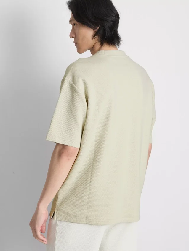 The Edit-T-shirt i texturerad bomull