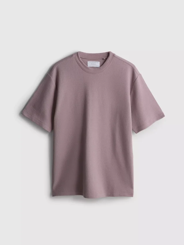The Edit-T-shirt i texturerad bomull