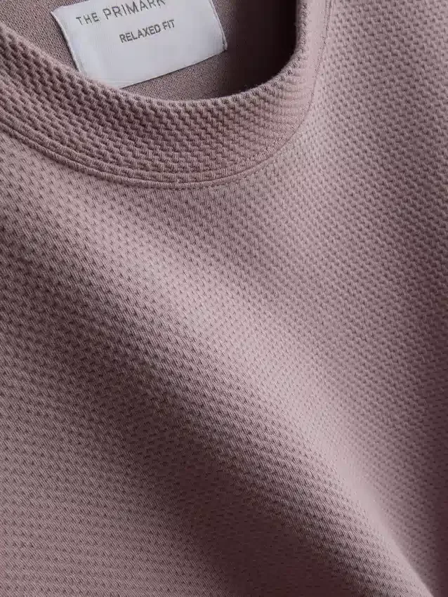 The Edit-T-shirt i texturerad bomull